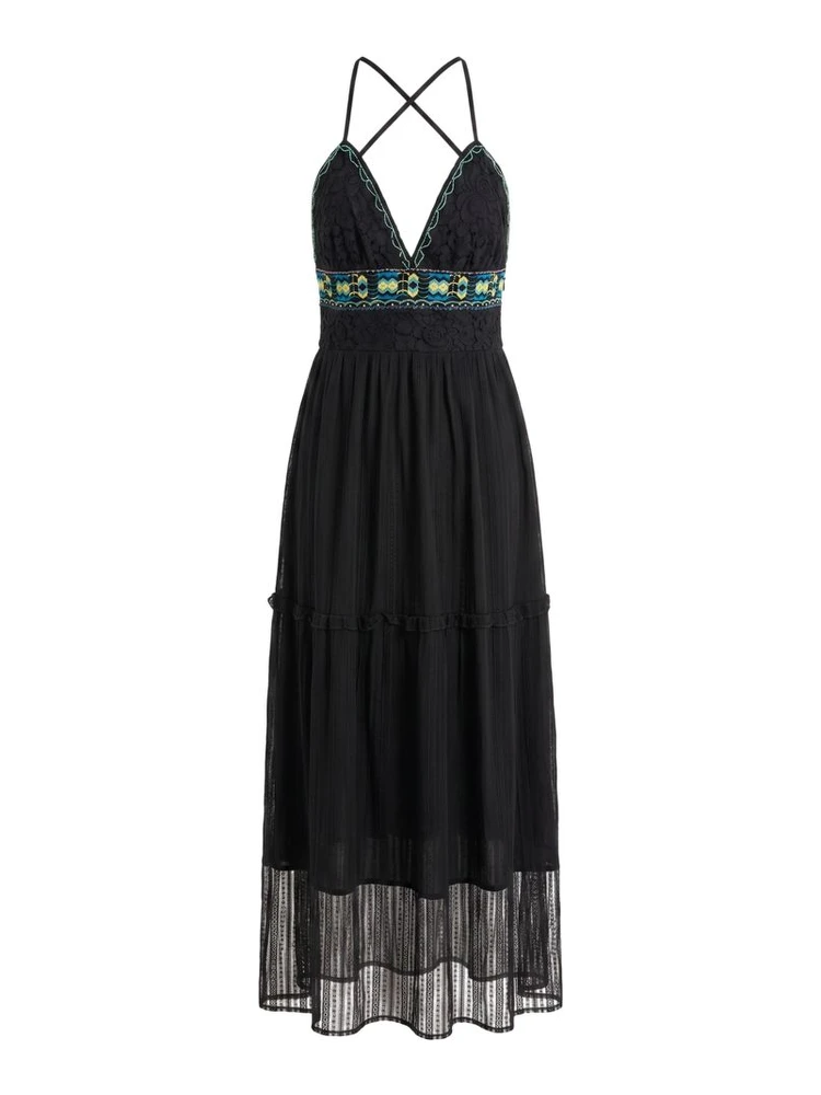 Black Cotton Women Dress
