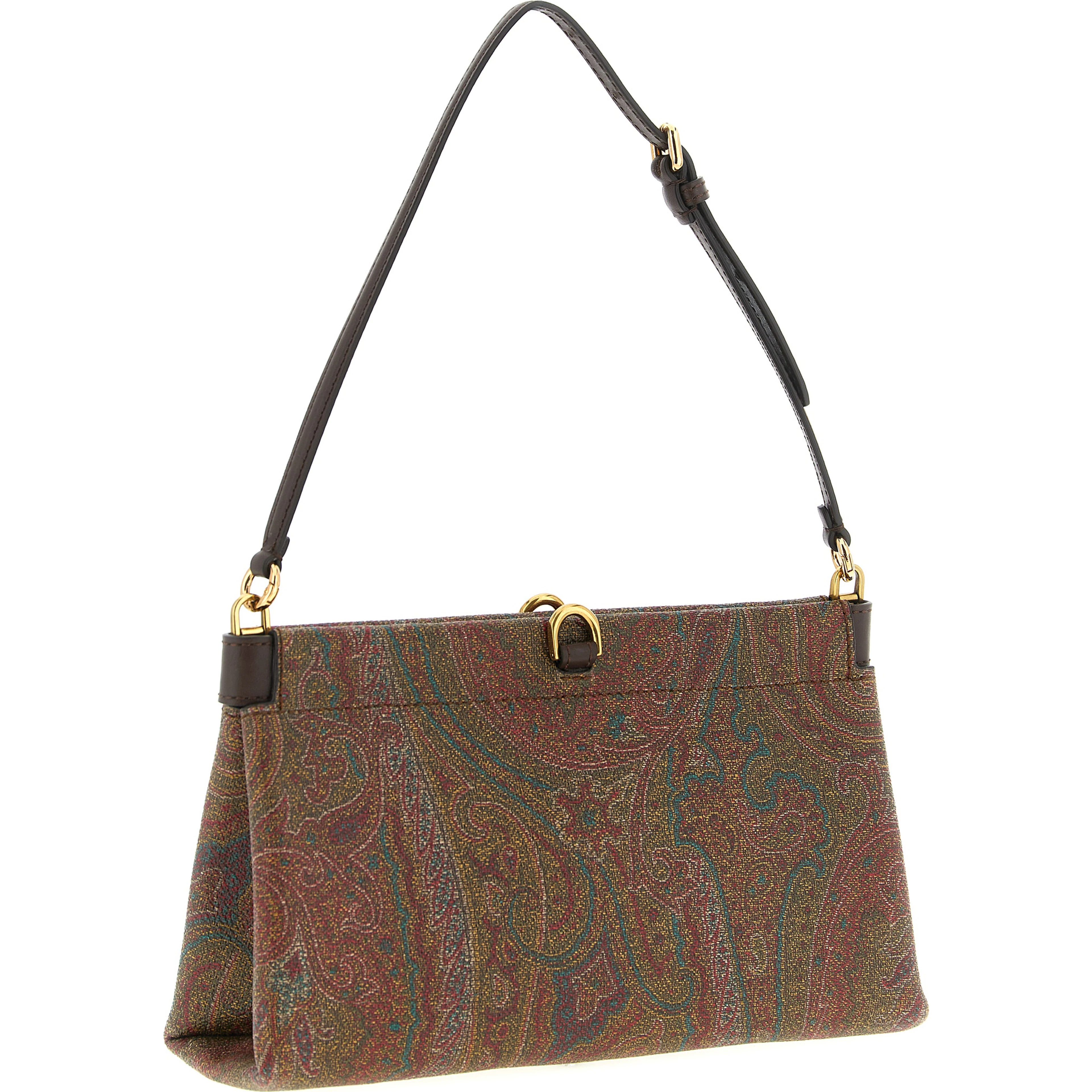 Brown Pvc Clutch Bag