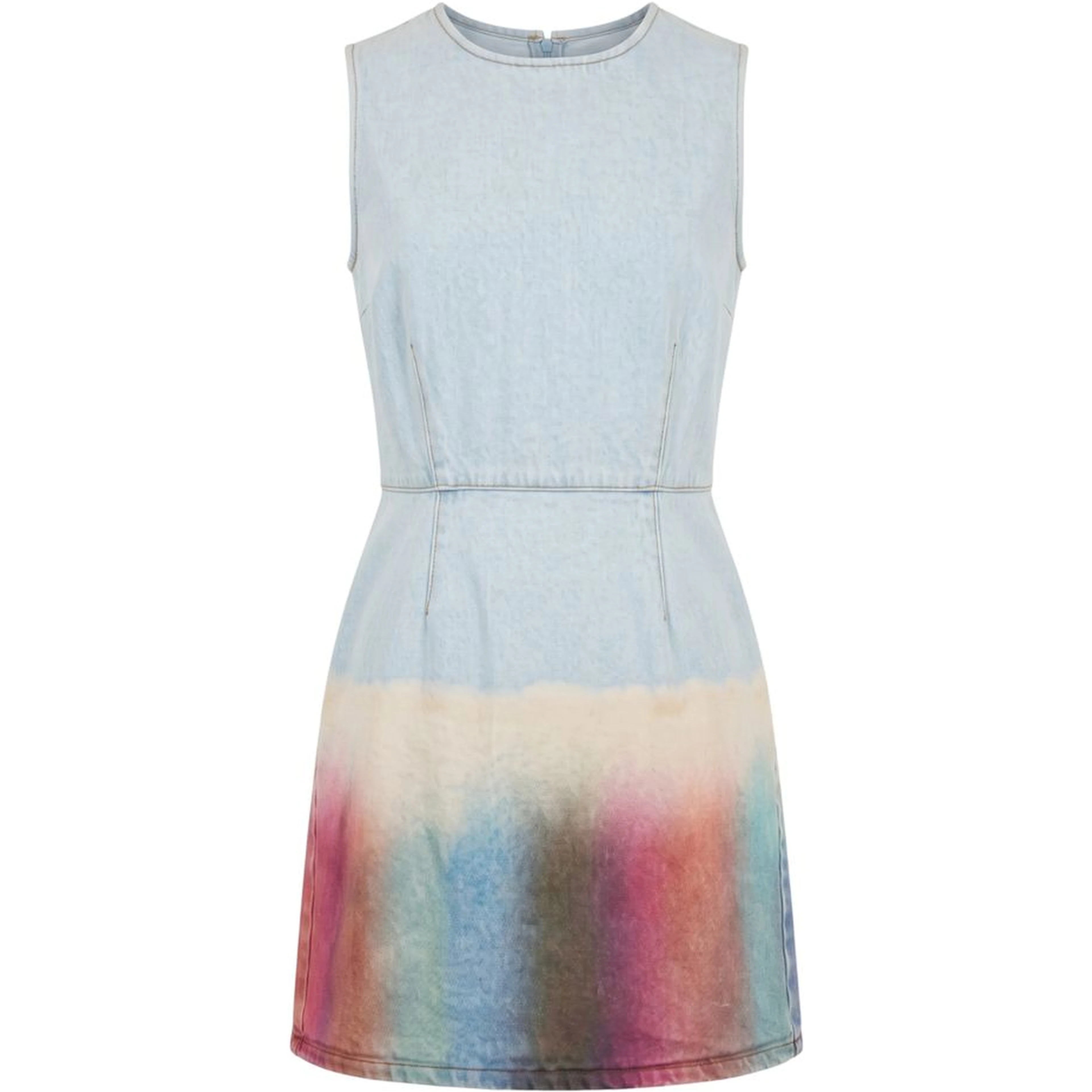 Blue Cotton Women Dress