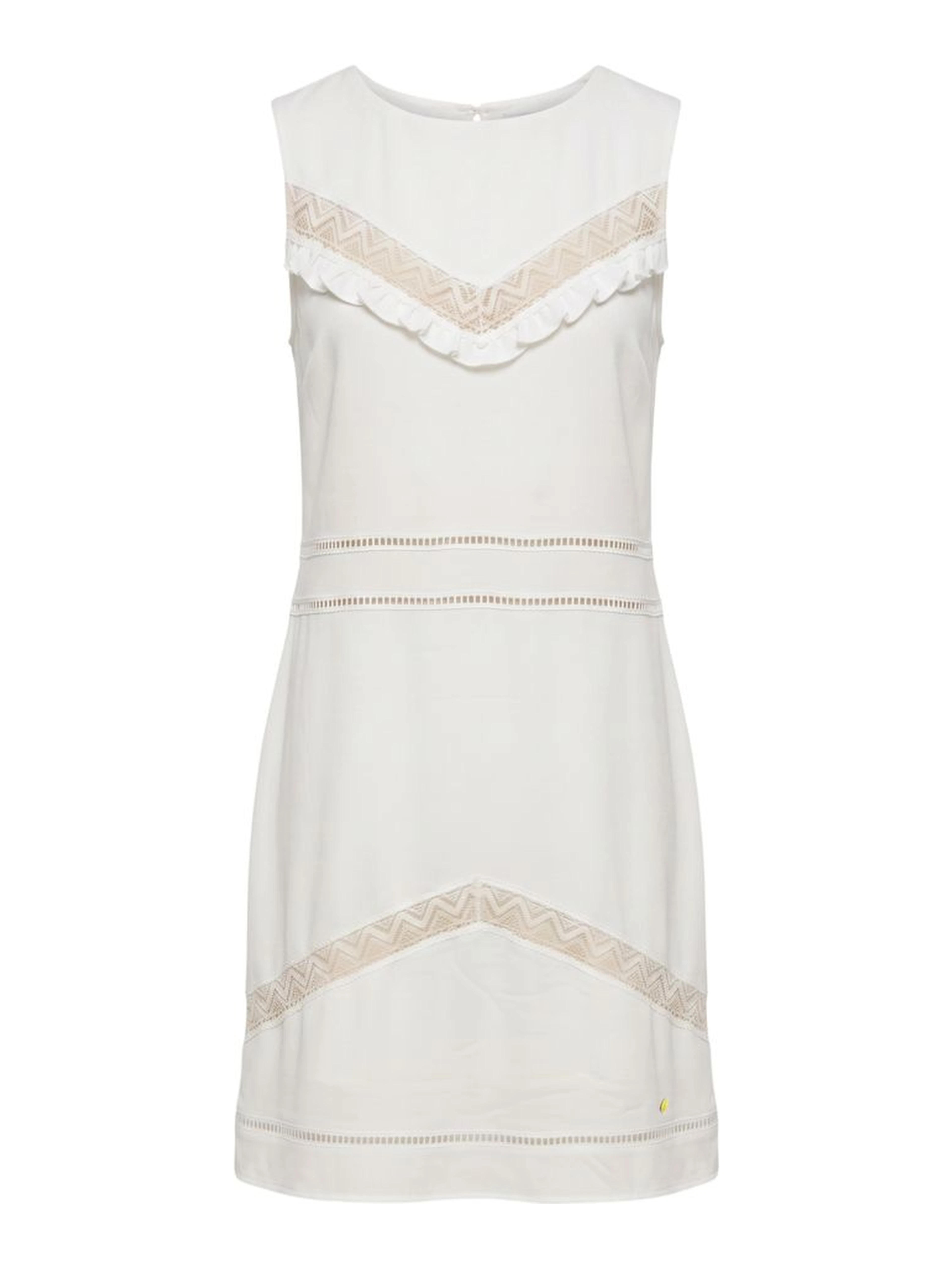 White Polyester Women Dress