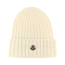 White Virgin Wool Beanie