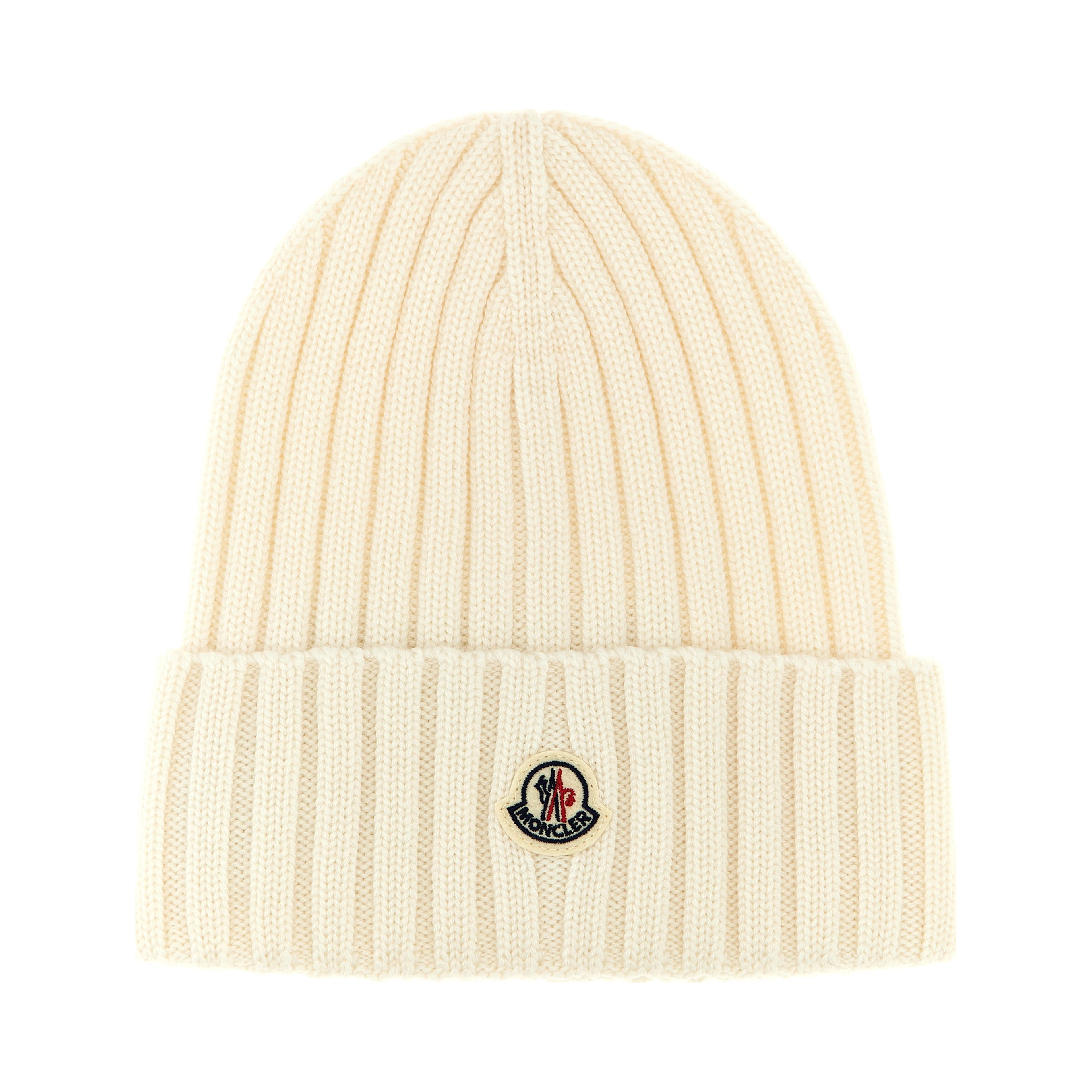 White Virgin Wool Beanie