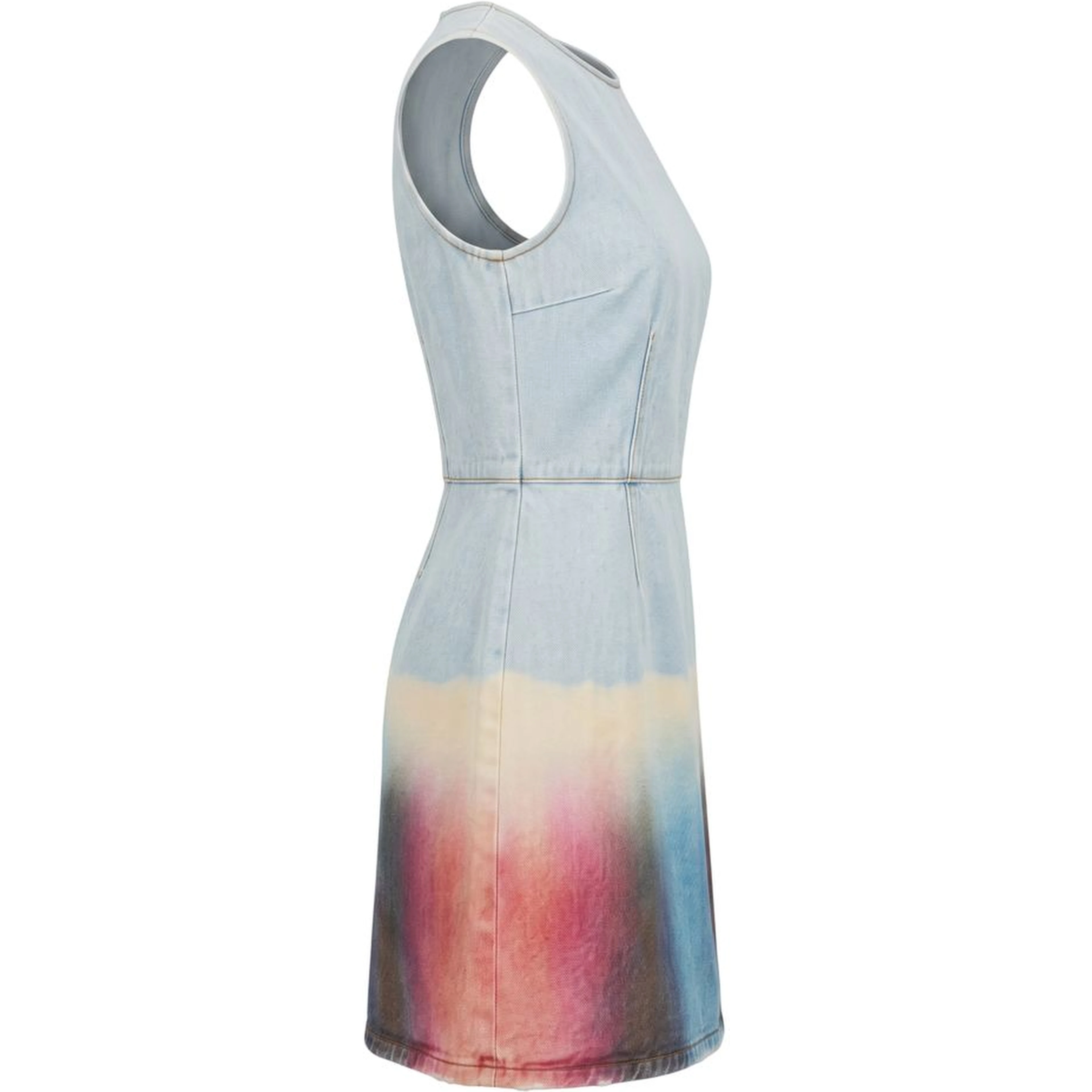 Blue Cotton Women Dress