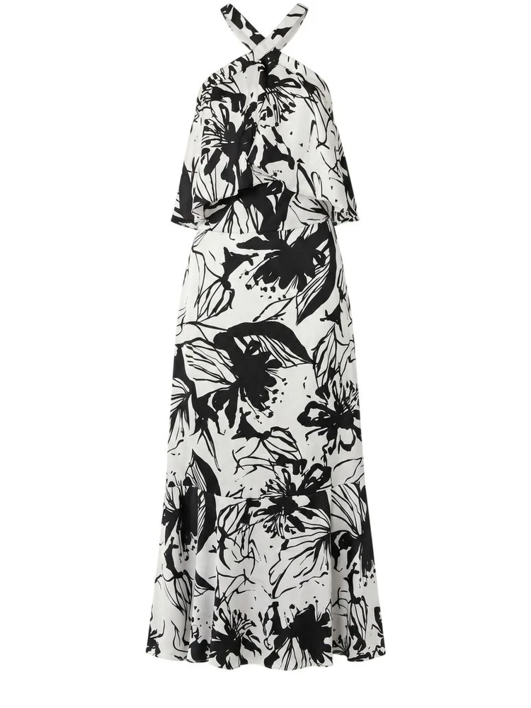 Black Polyester Women Dress