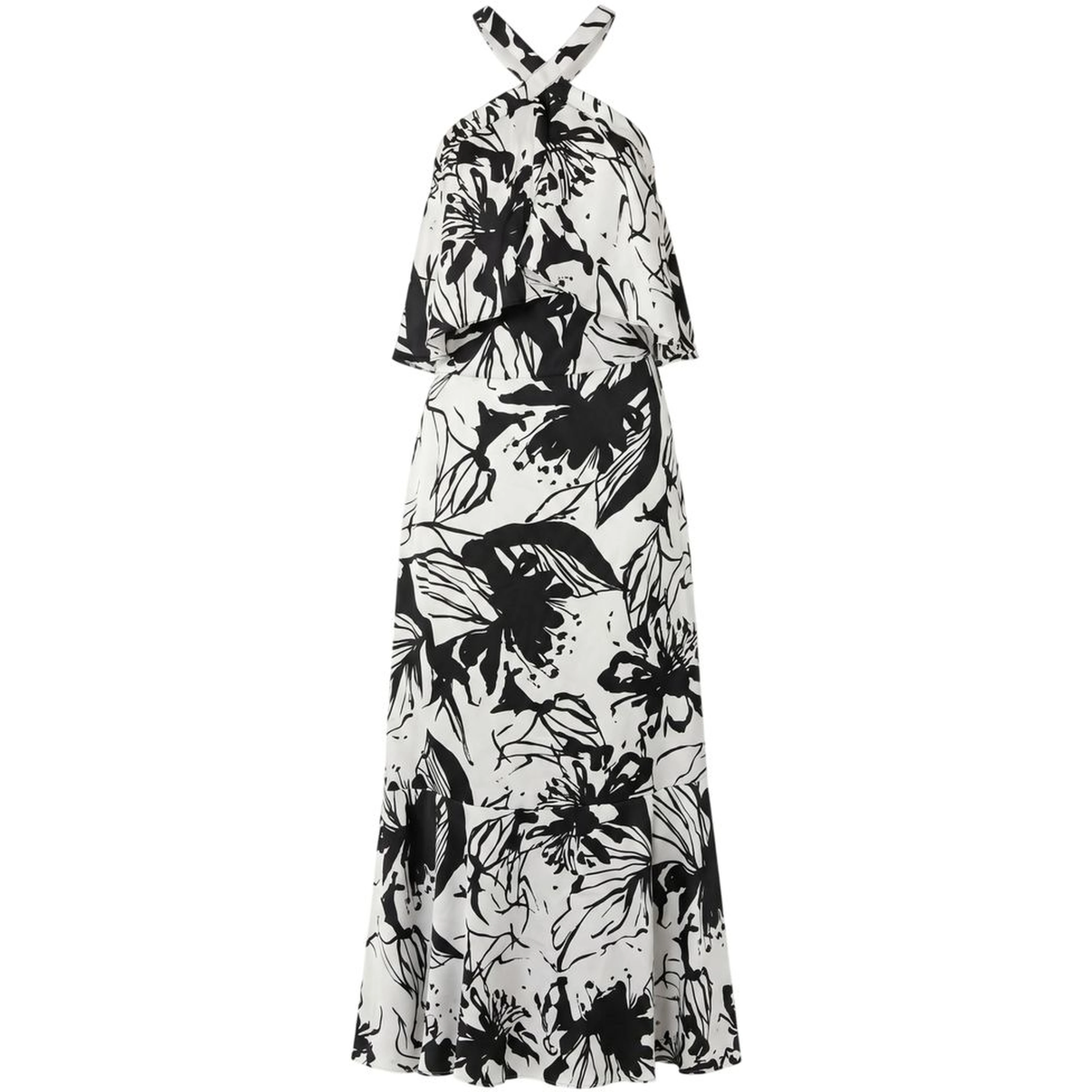 Black Polyester Women Dress