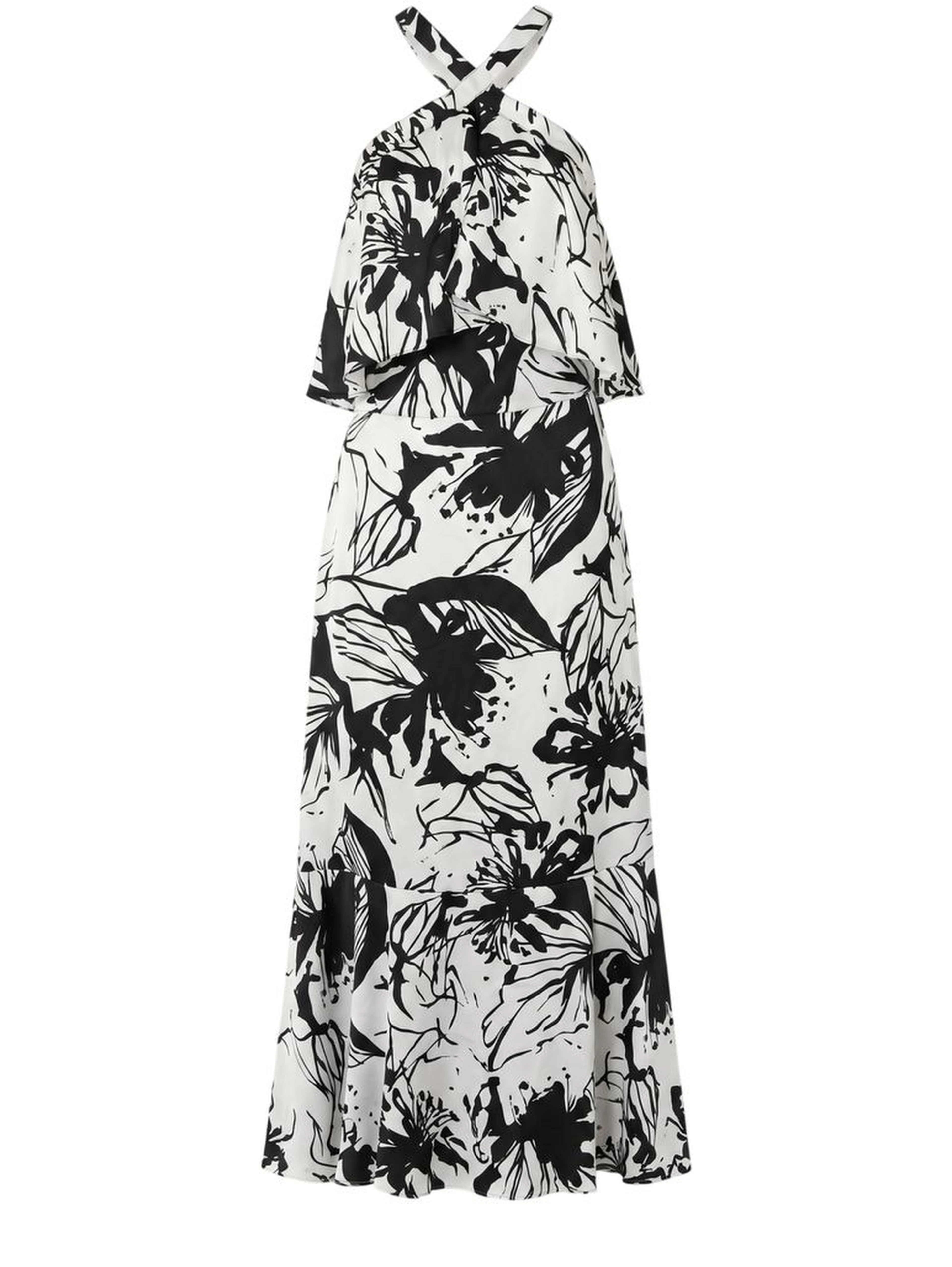 Black Polyester Women Dress