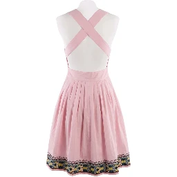 Pink Cotton Women Dress