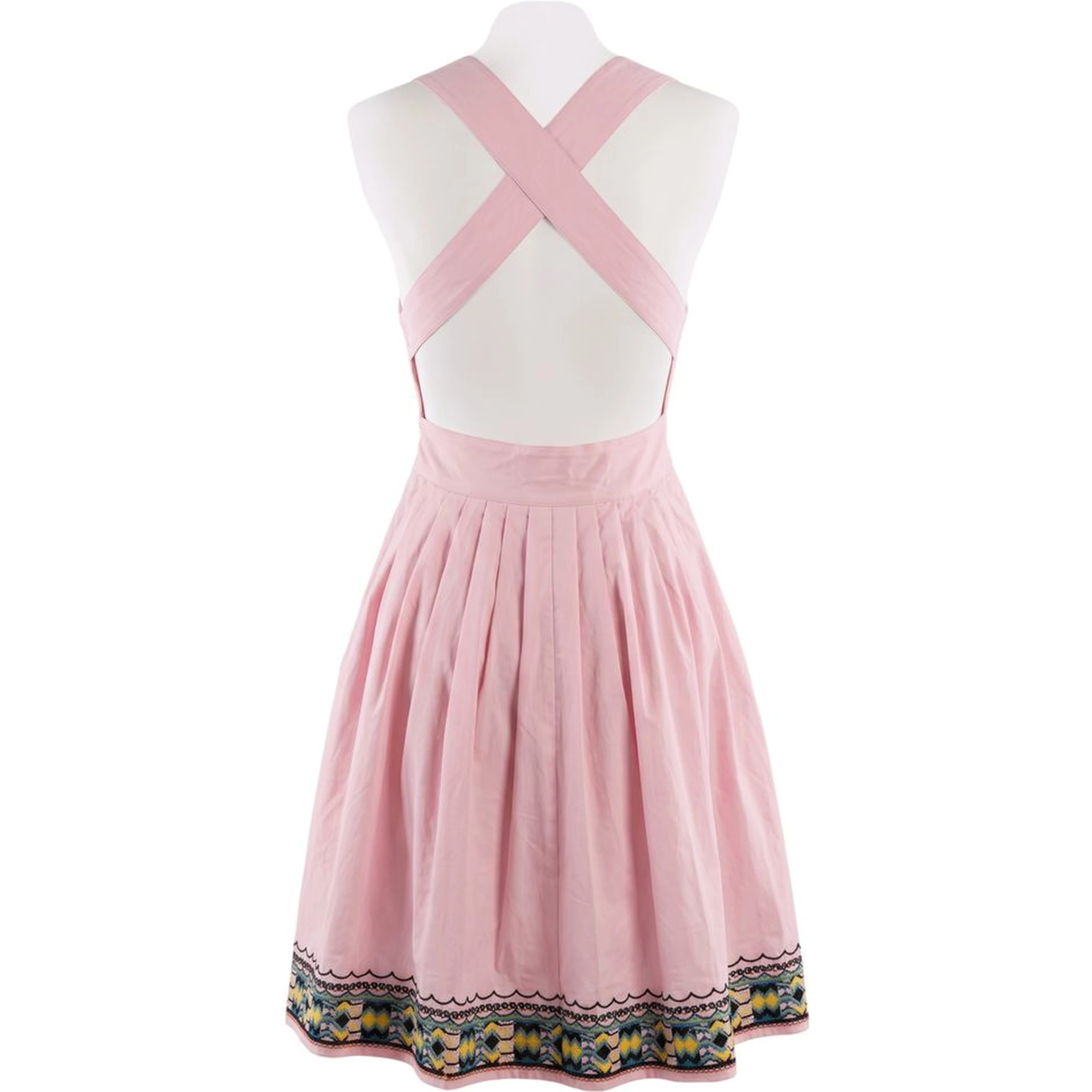 Pink Cotton Women Dress