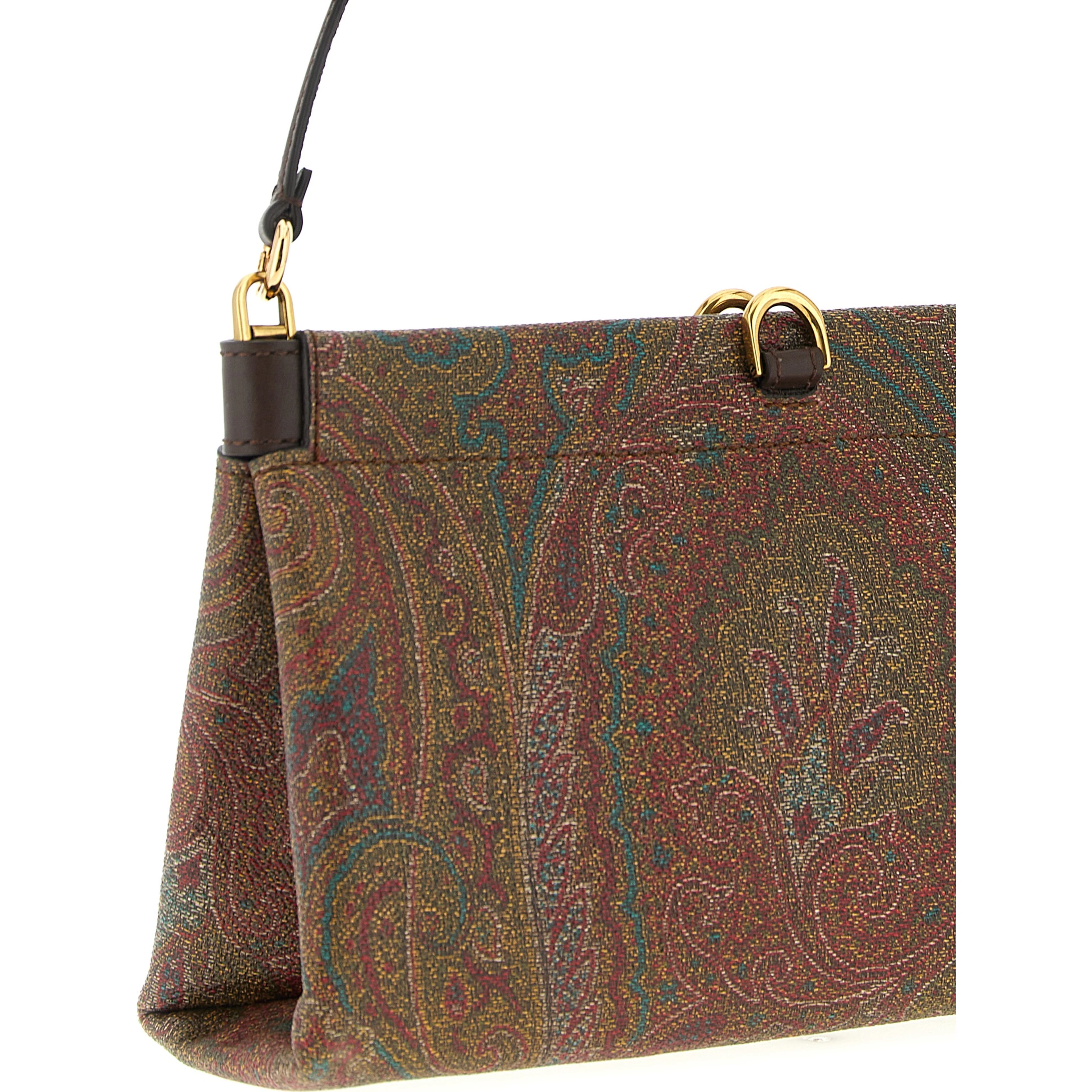 Brown Pvc Clutch Bag