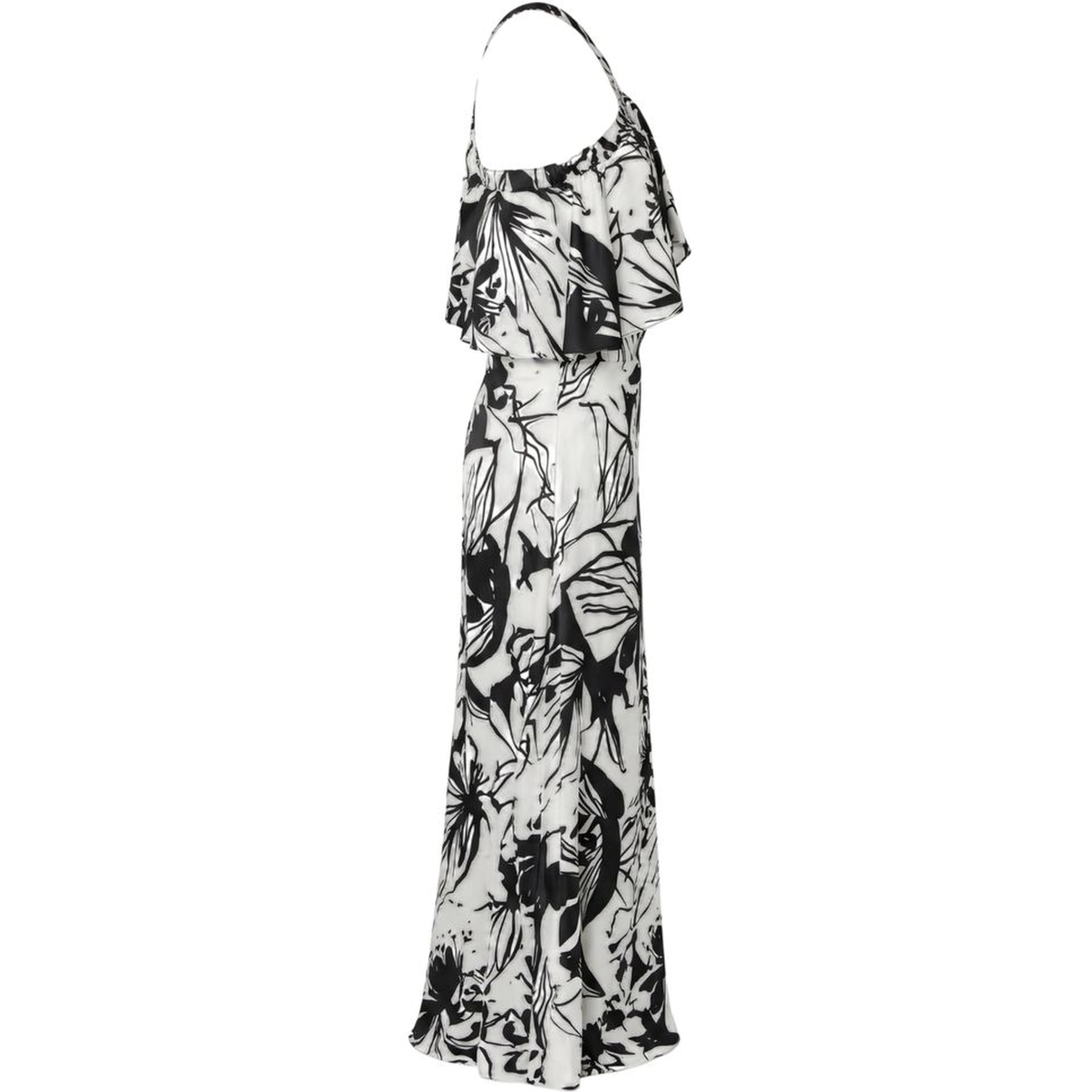 Black Polyester Women Dress