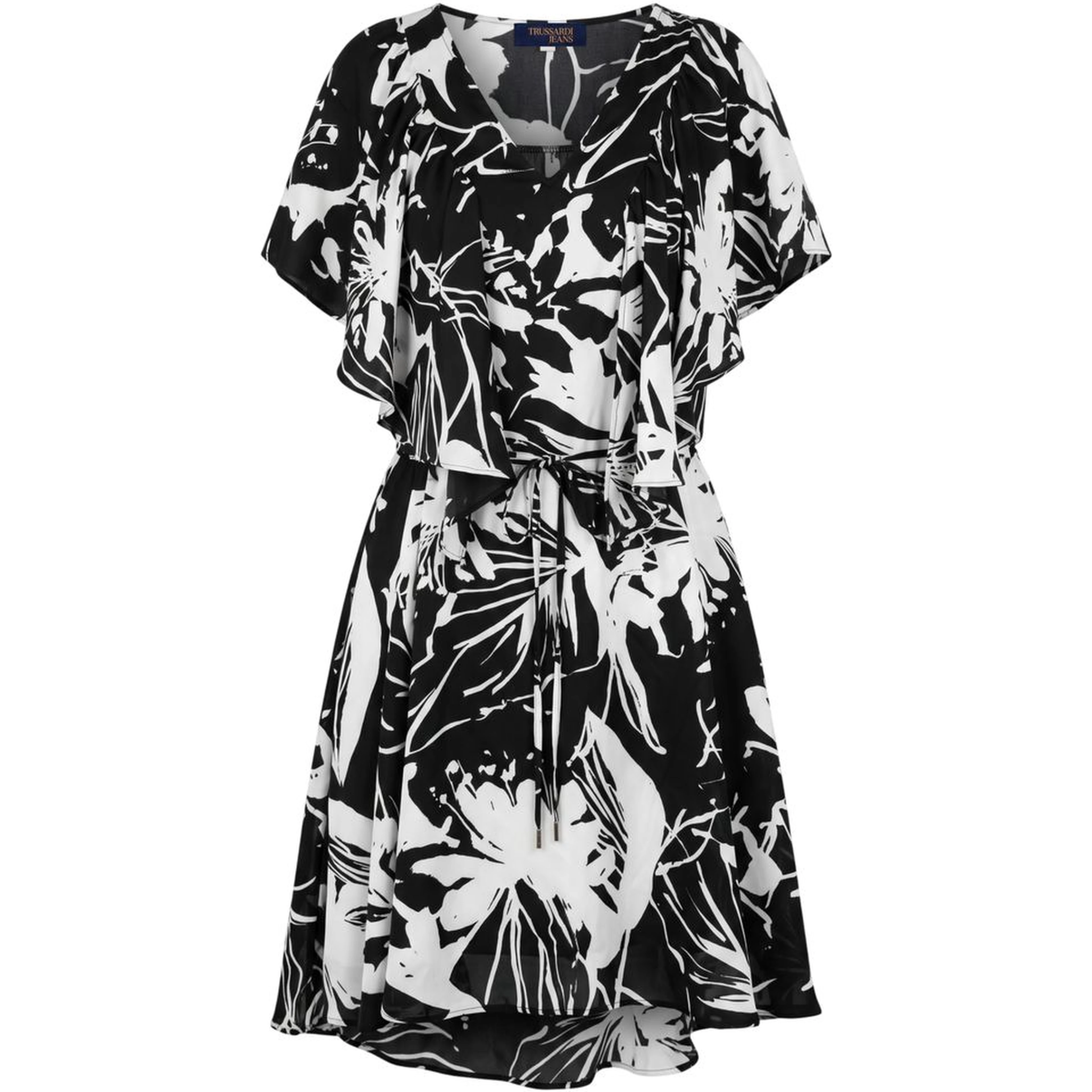 Black Polyester Women Dress
