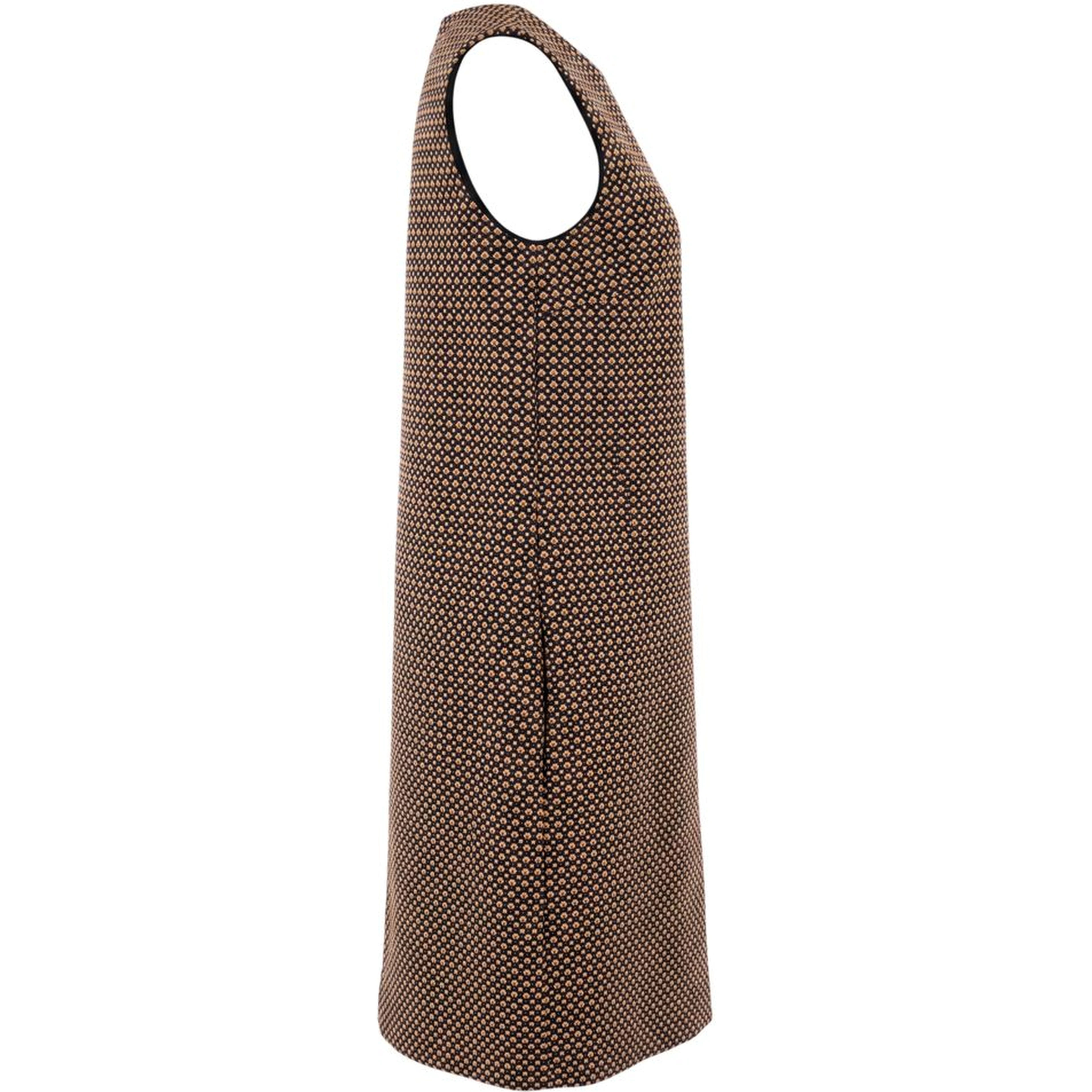 Beige Polyester Women Dress
