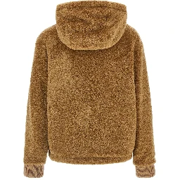 Multicolor Marabou Shell Jacket