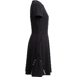 Black Polyester Women's Dress