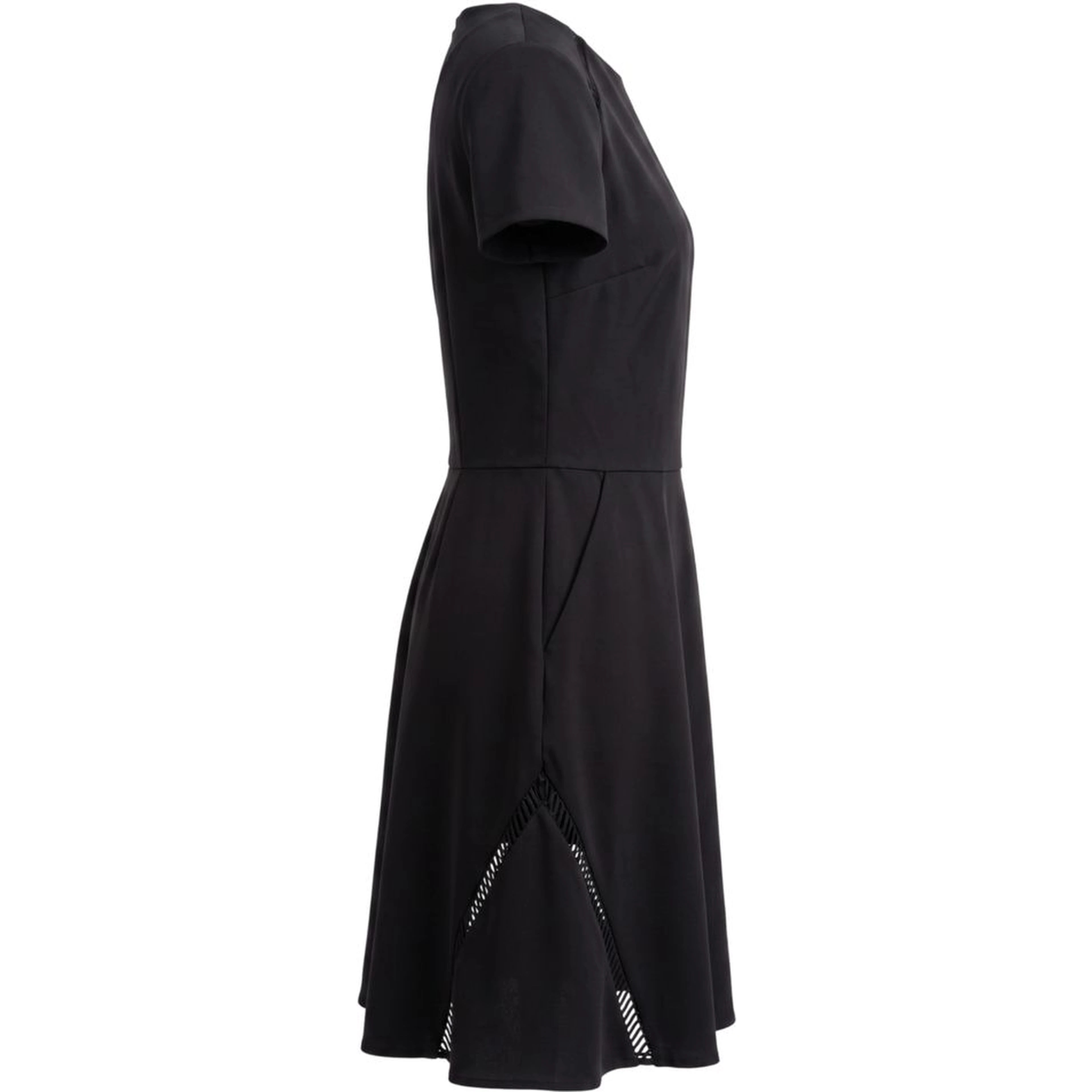 Black Polyester Women's Dress