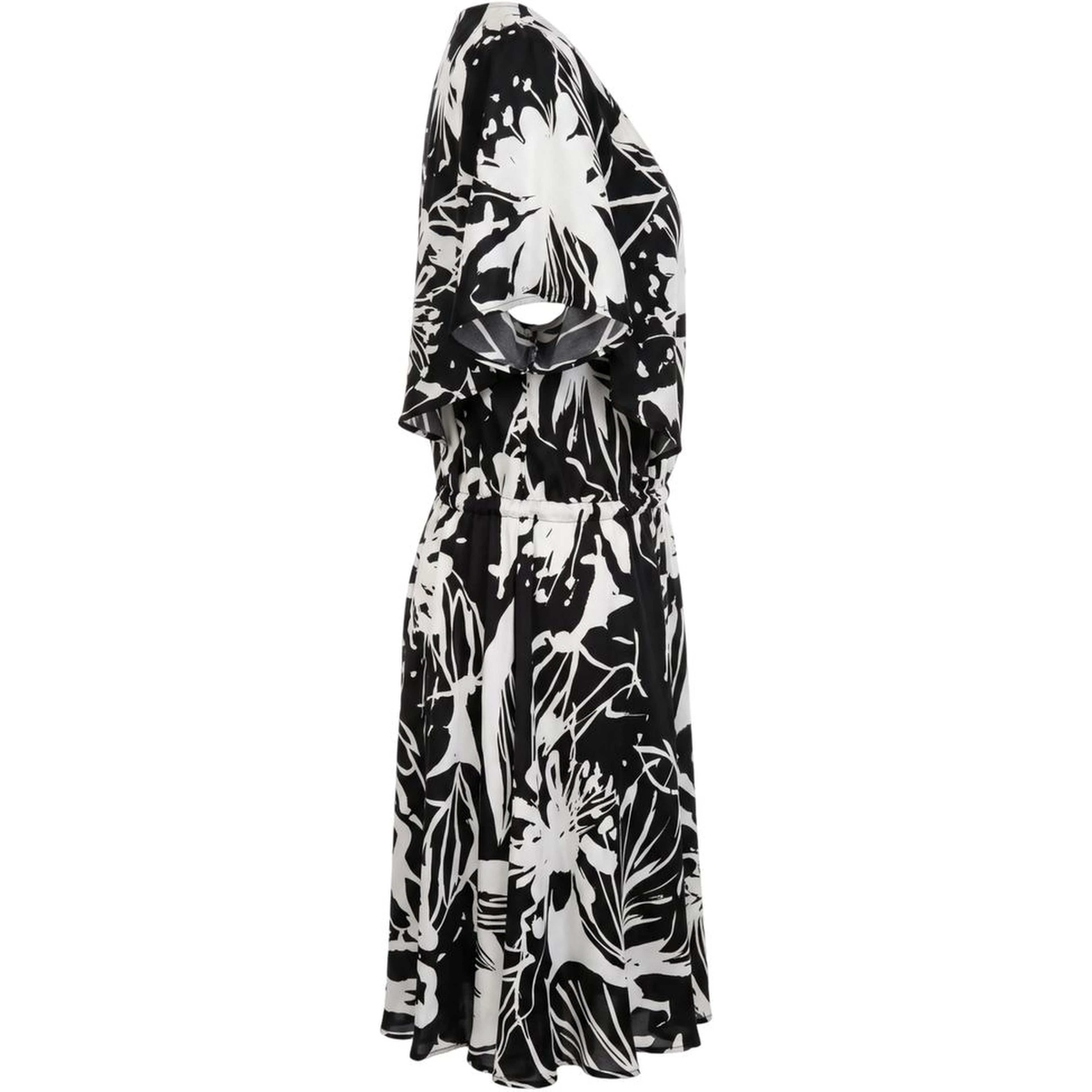 Black Polyester Women Dress