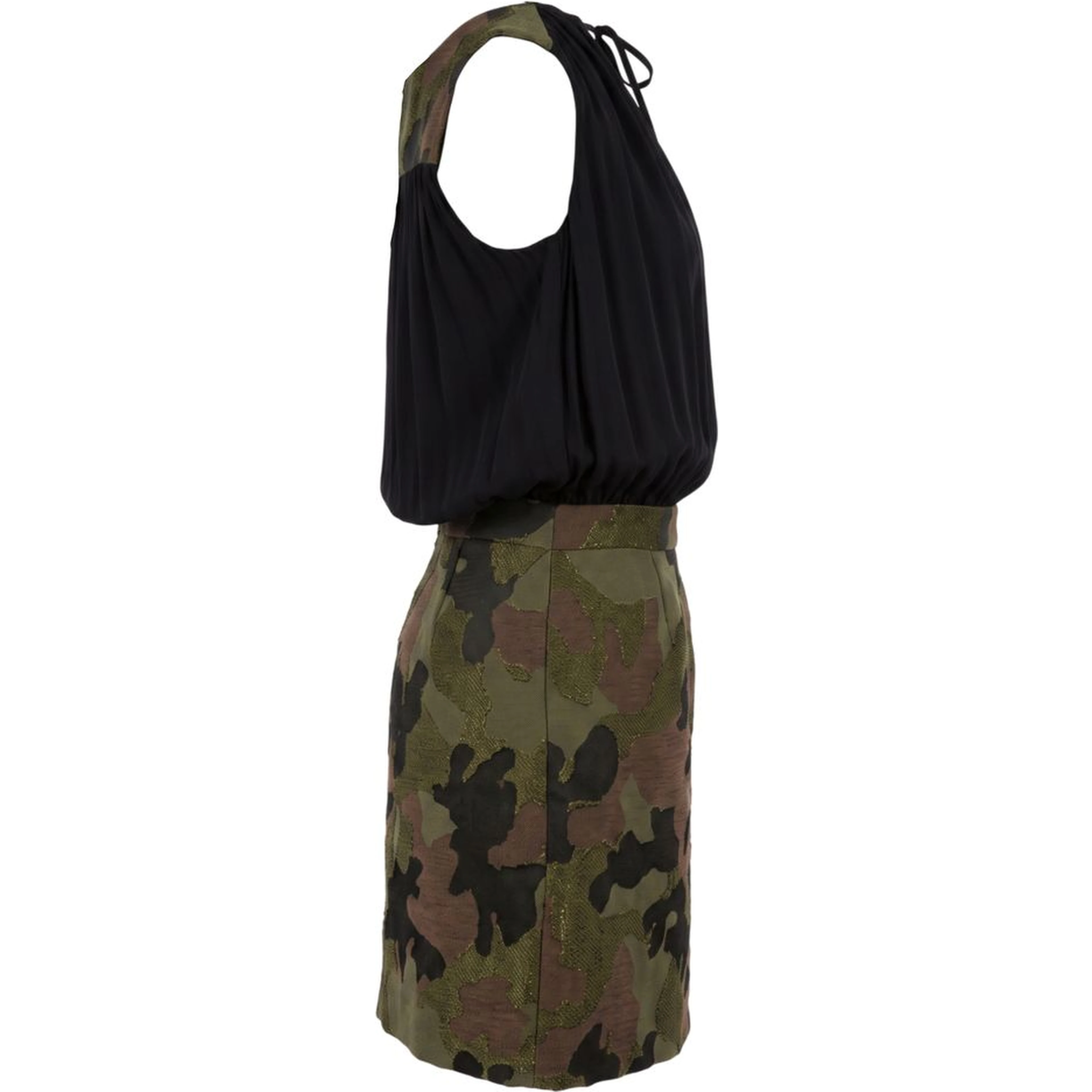 Black Cotton Women's Dress