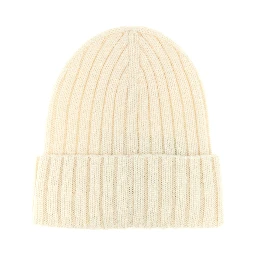 White Virgin Wool Beanie