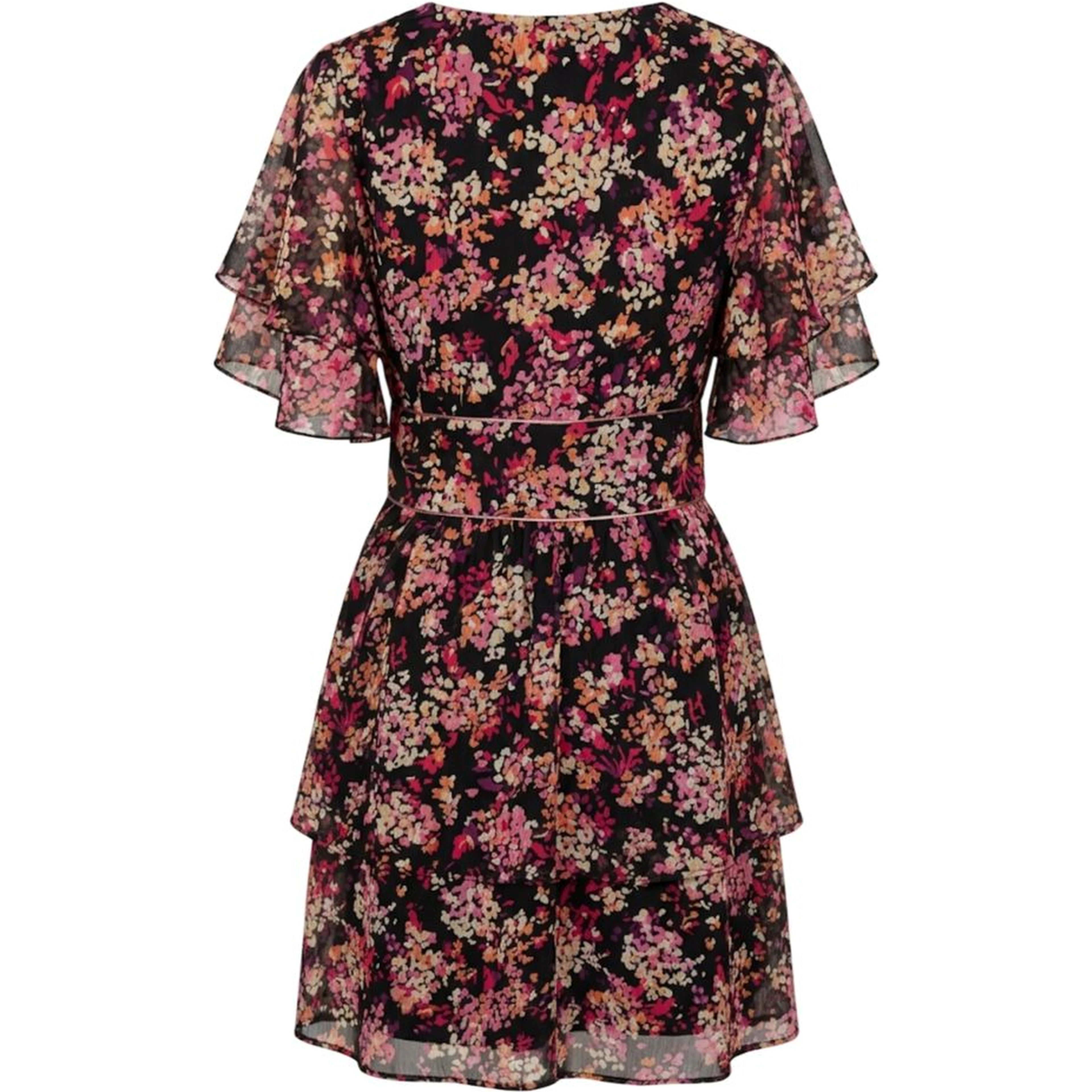 Black Polyester Women Dress