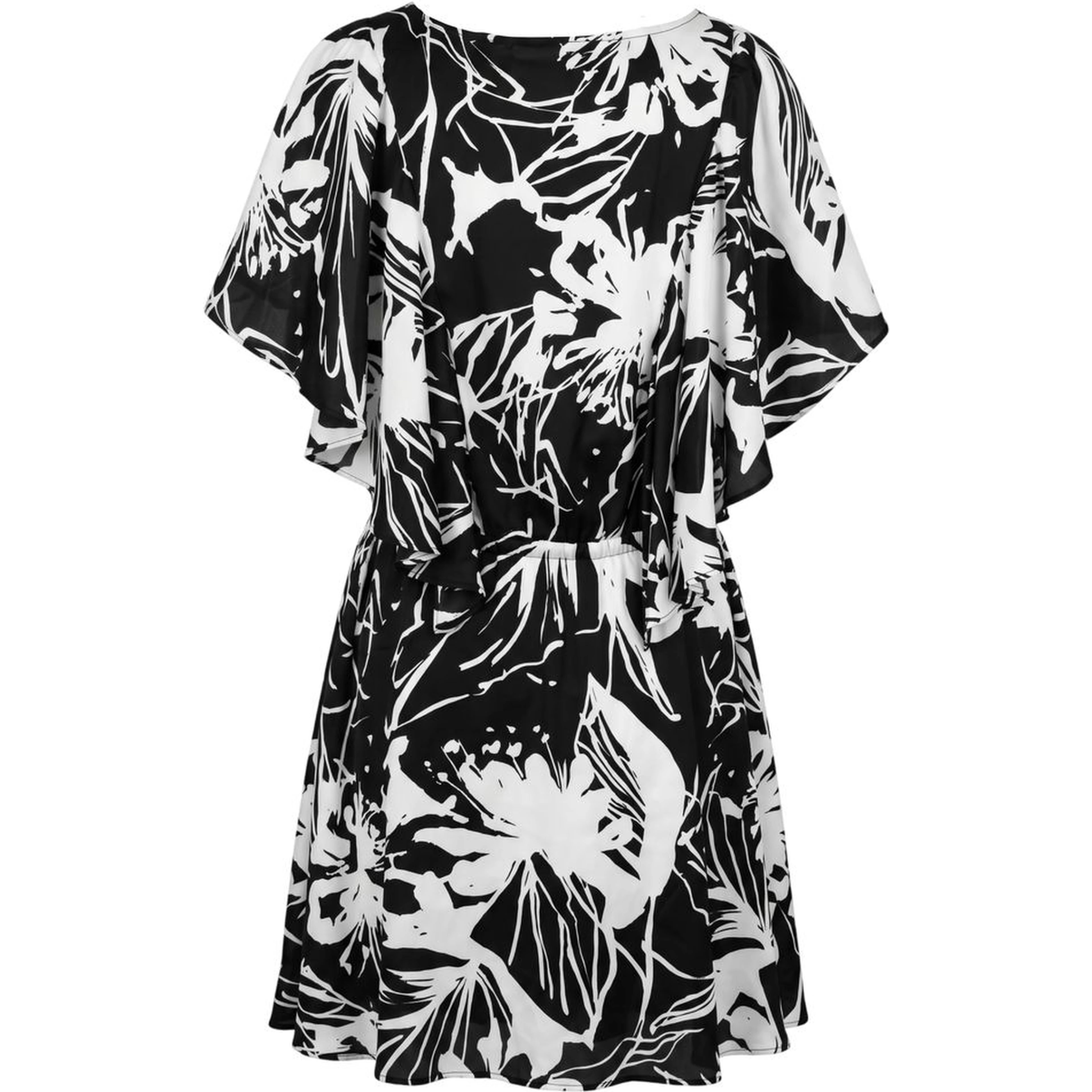 Black Polyester Women Dress