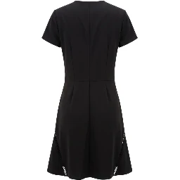 Black Polyester Women's Dress