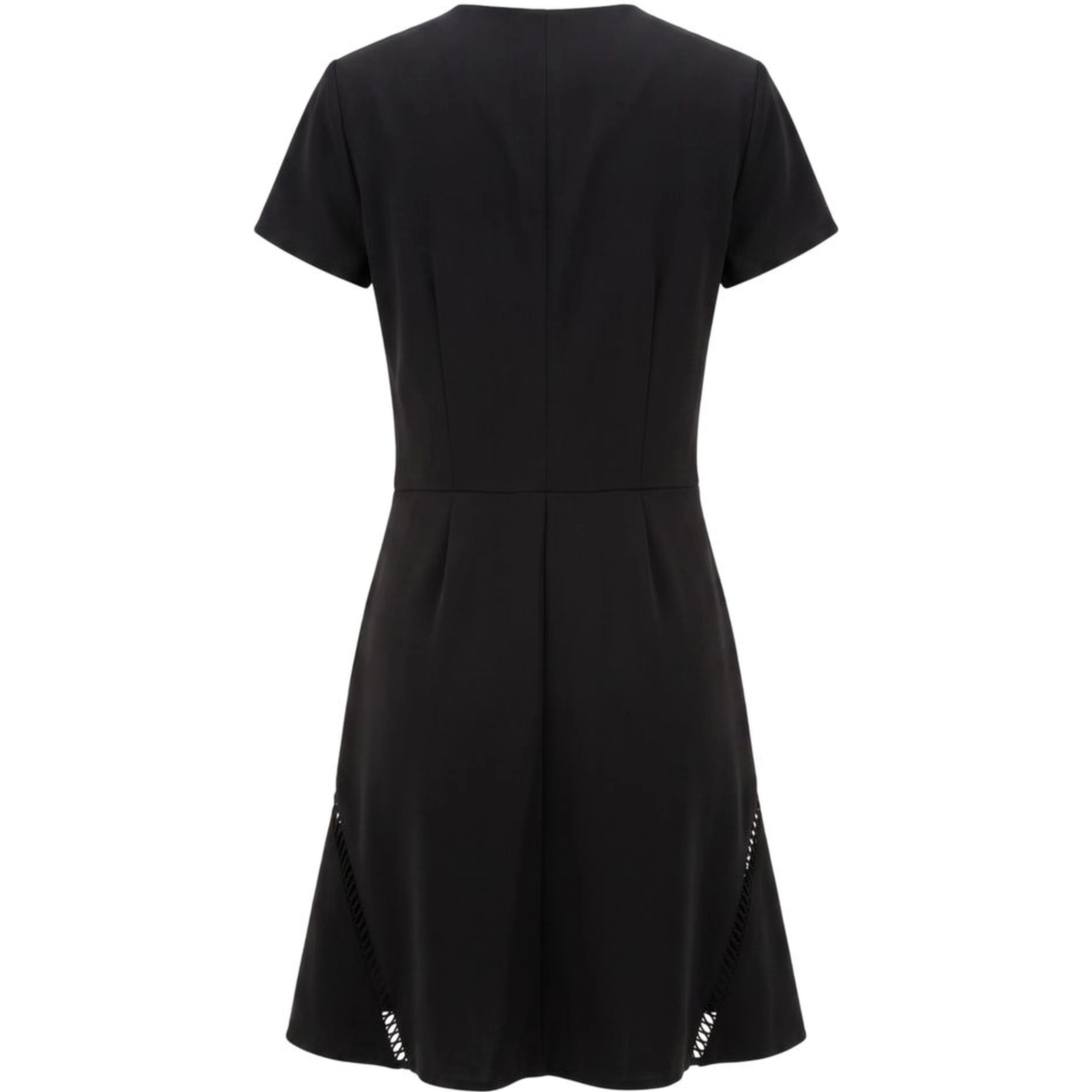 Black Polyester Women's Dress