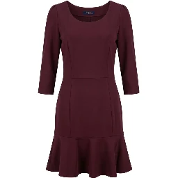 Red Viscose Women Dress
