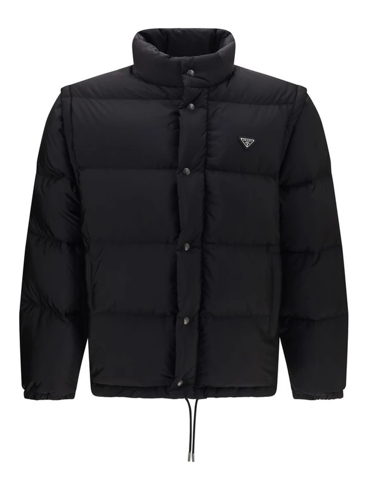 Black Goose Down Full-Length Jacket