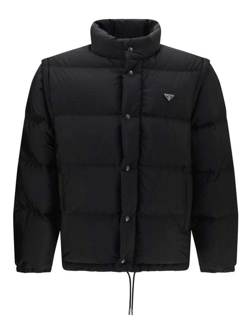 Black Goose Down Full-Length Jacket