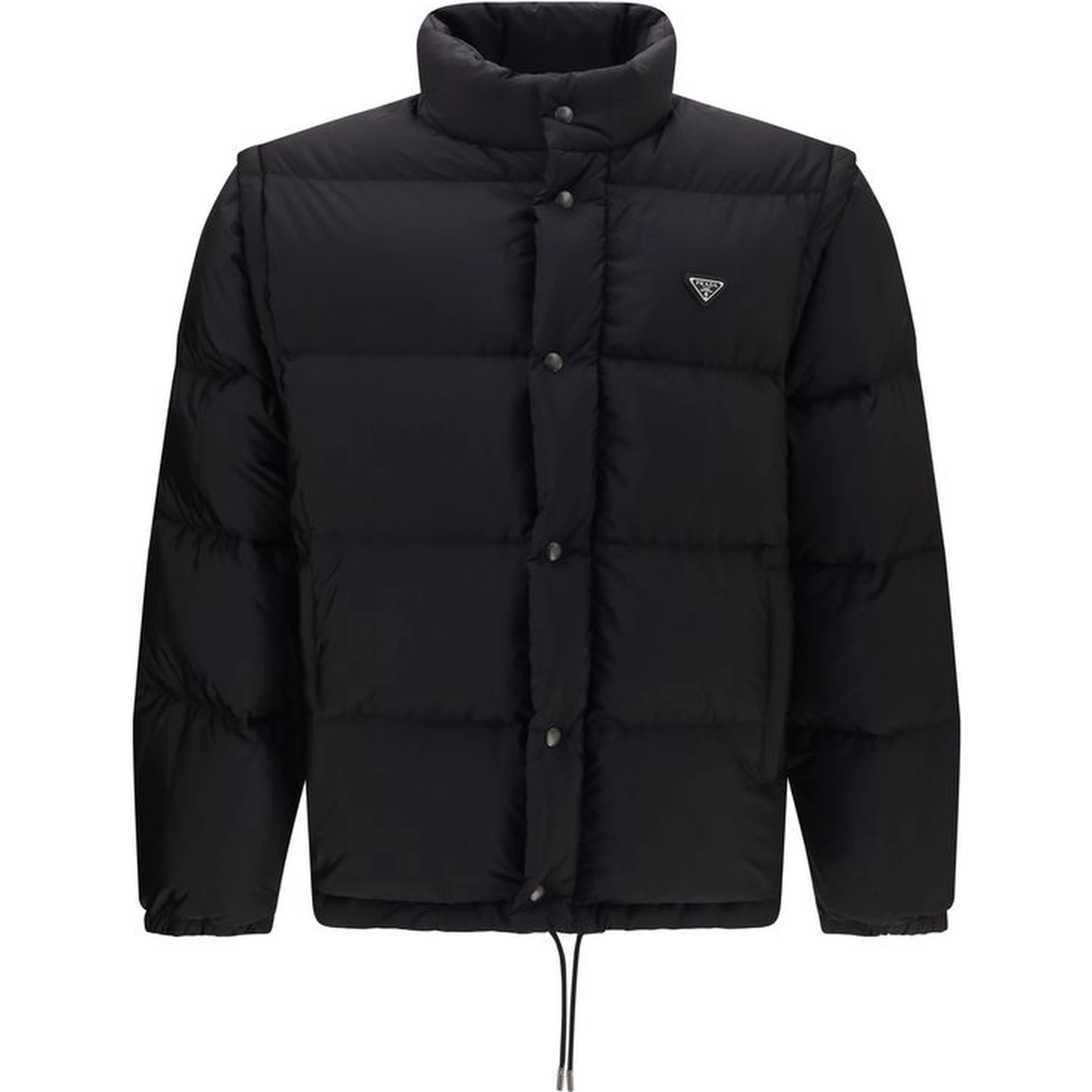 Black Goose Down Full-Length Jacket