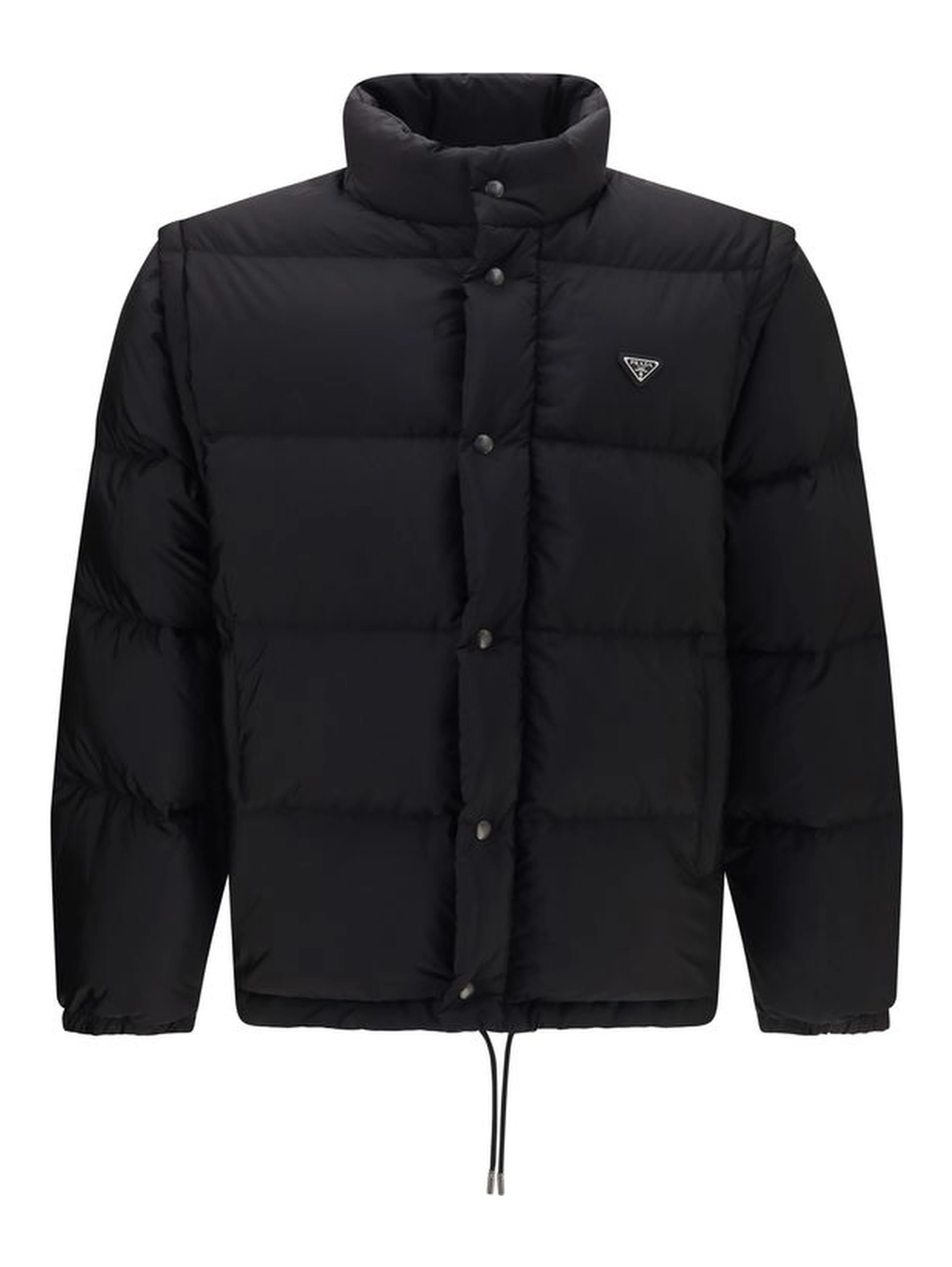 Black Goose Down Full-Length Jacket