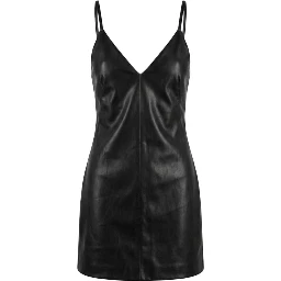 Black Polyester Women Dress
