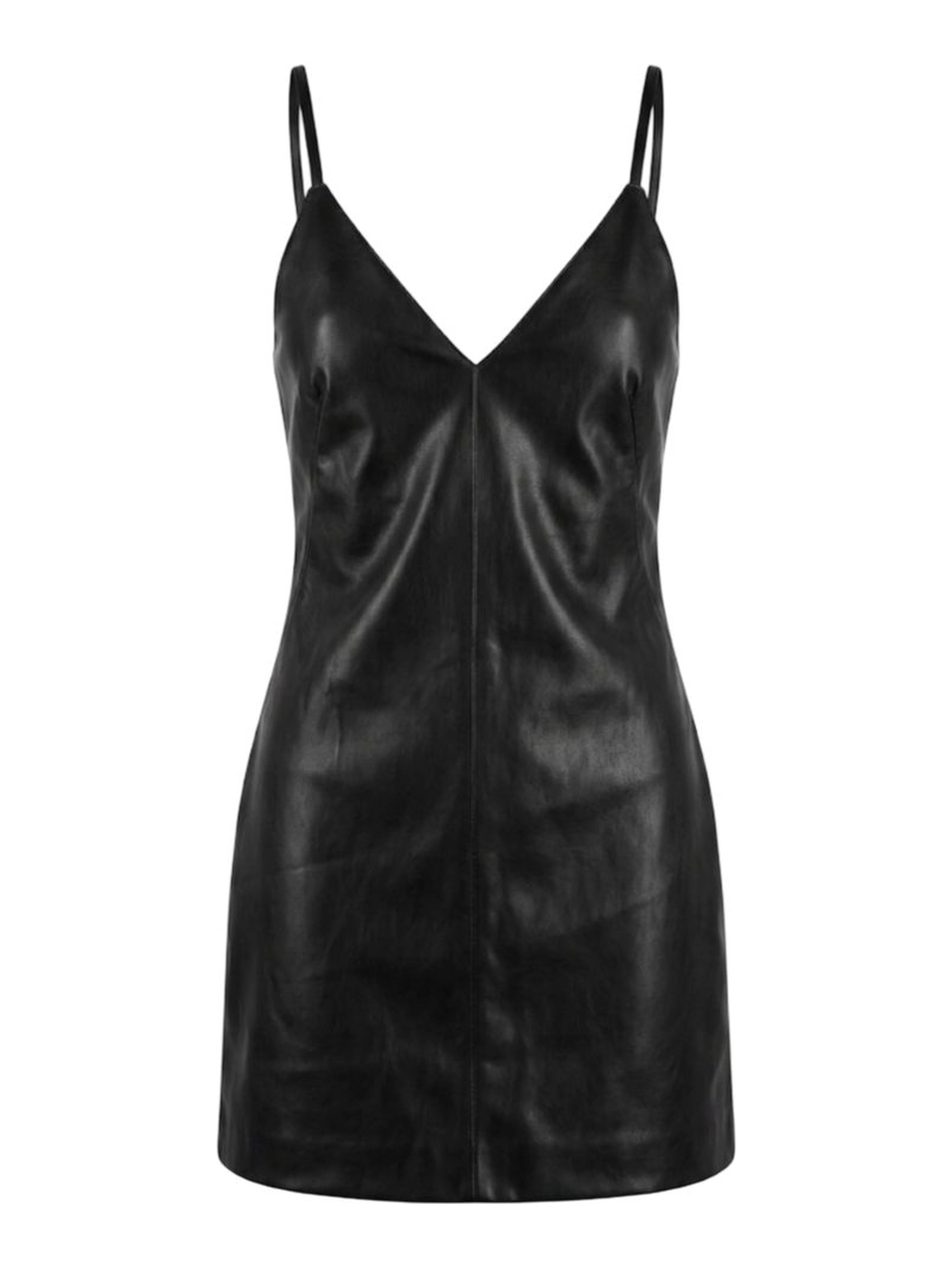 Black Polyester Women Dress