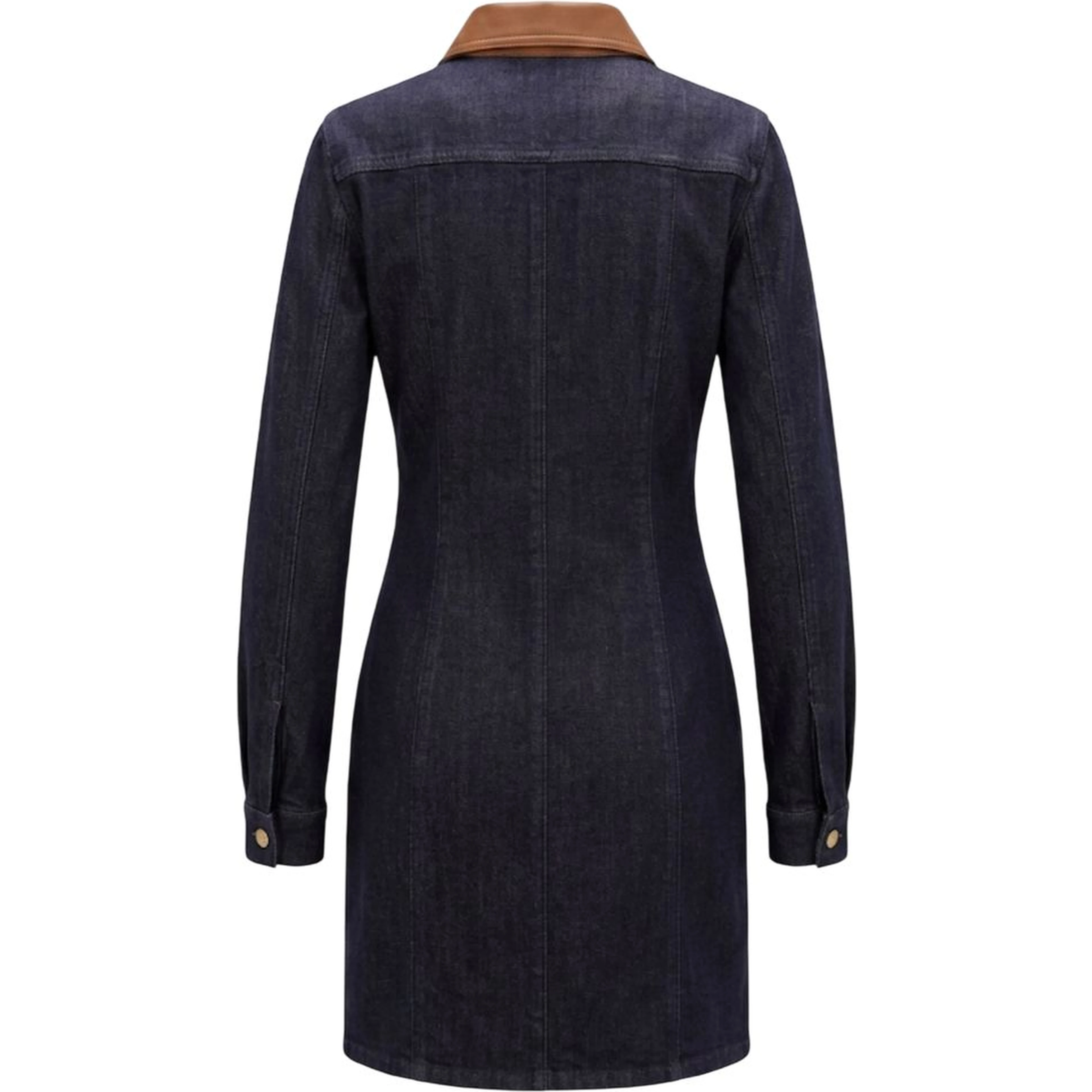 Blue Cotton Women Dress