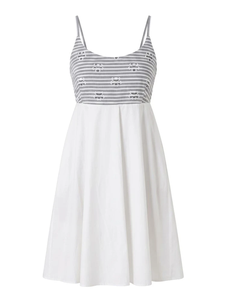 White Cotton Women Dress