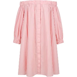 Pink Cotton Women Dress