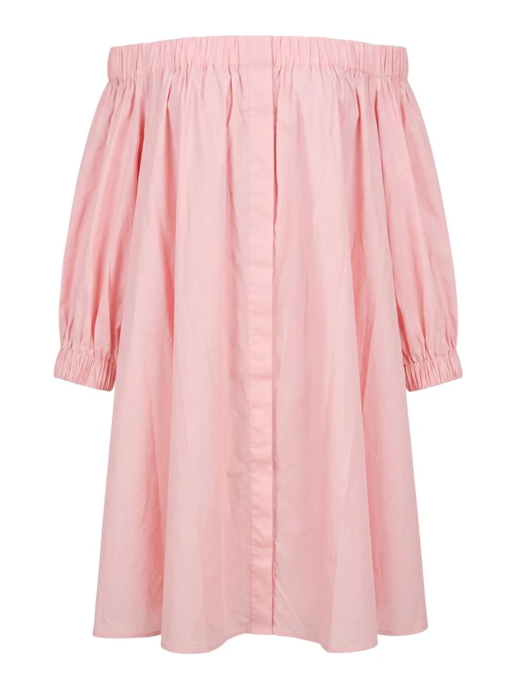 Pink Cotton Women Dress