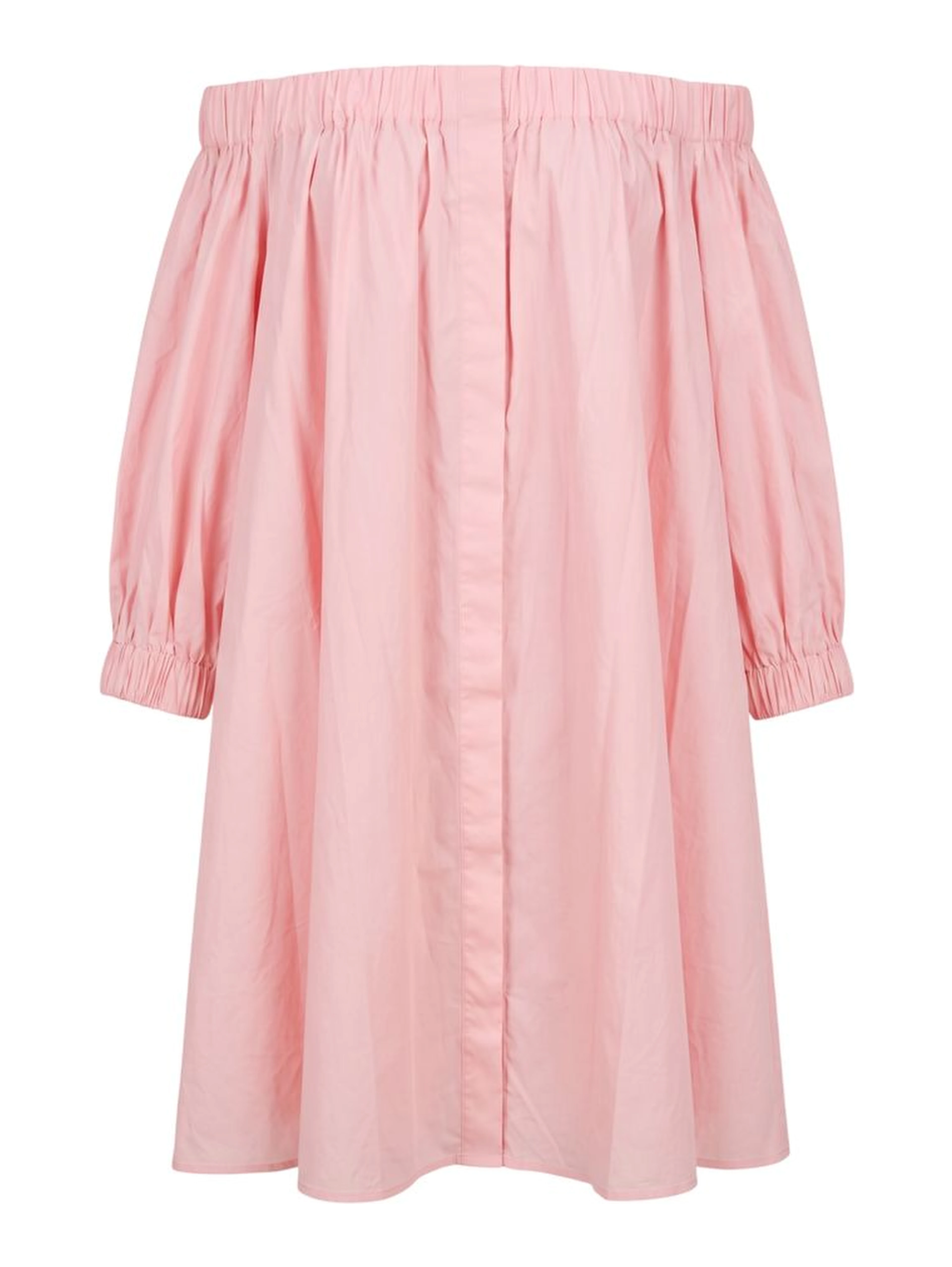 Pink Cotton Women Dress