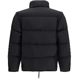 Black Goose Down Full-Length Jacket