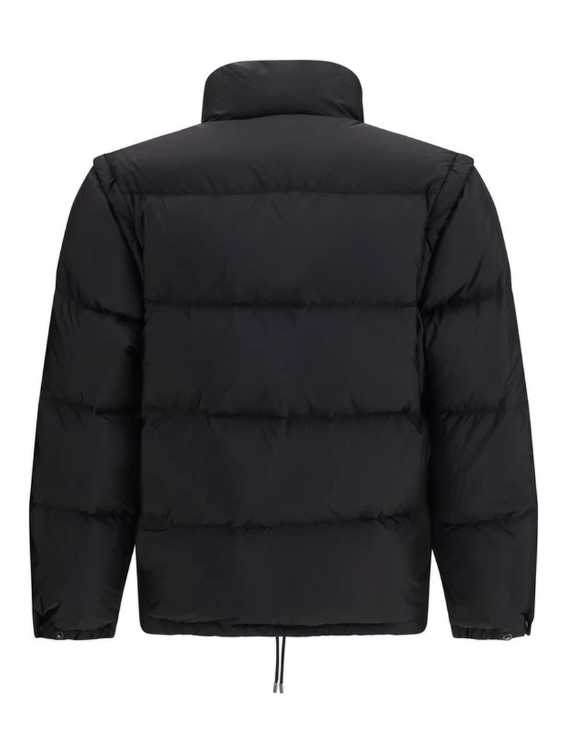 Black Goose Down Full-Length Jacket