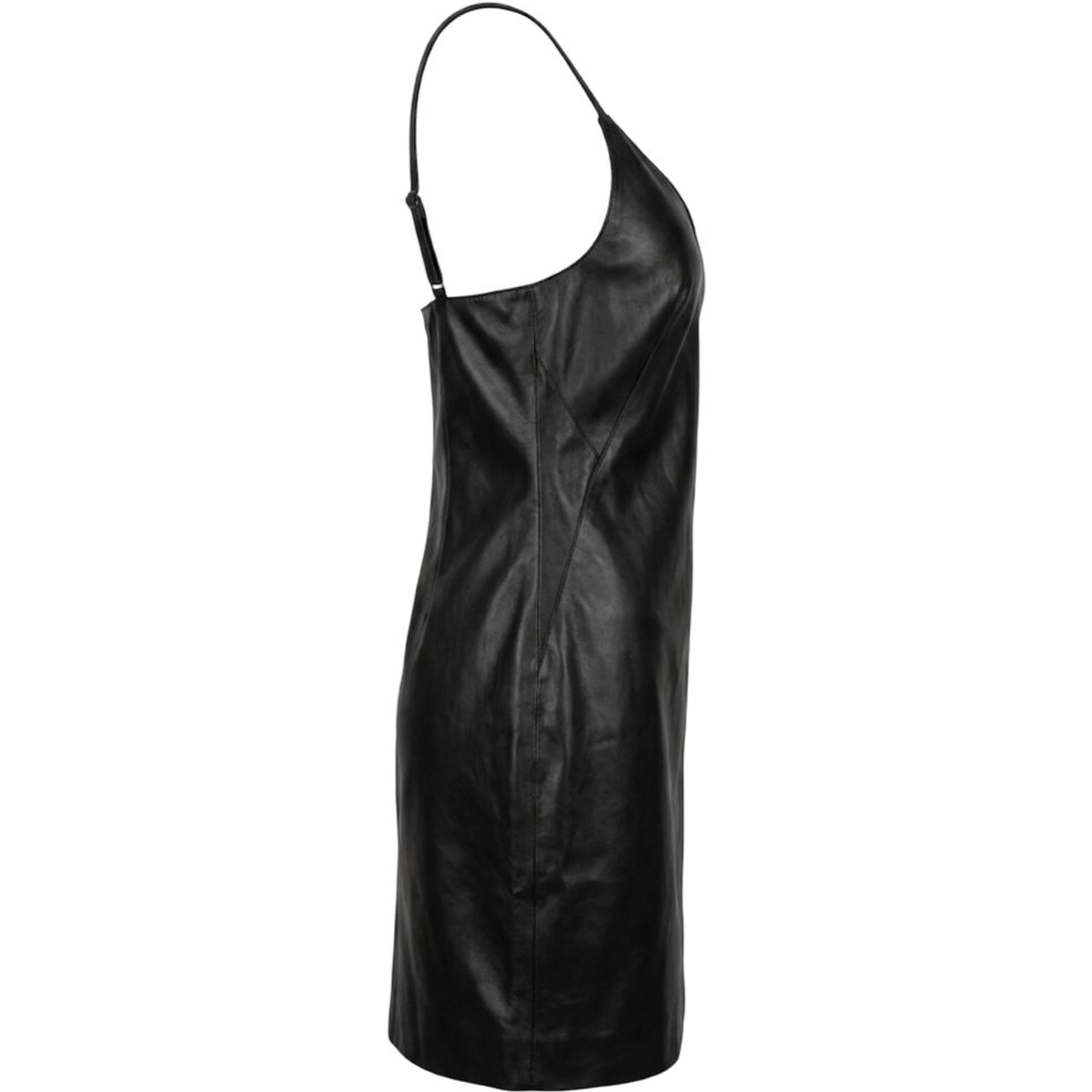 Black Polyester Women Dress