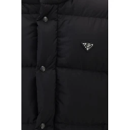 Black Goose Down Full-Length Jacket