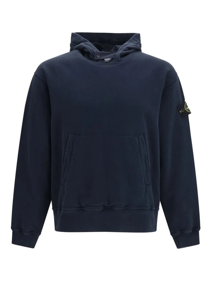 Blue Cotton Sweatshirt