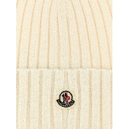 White Virgin Wool Beanie