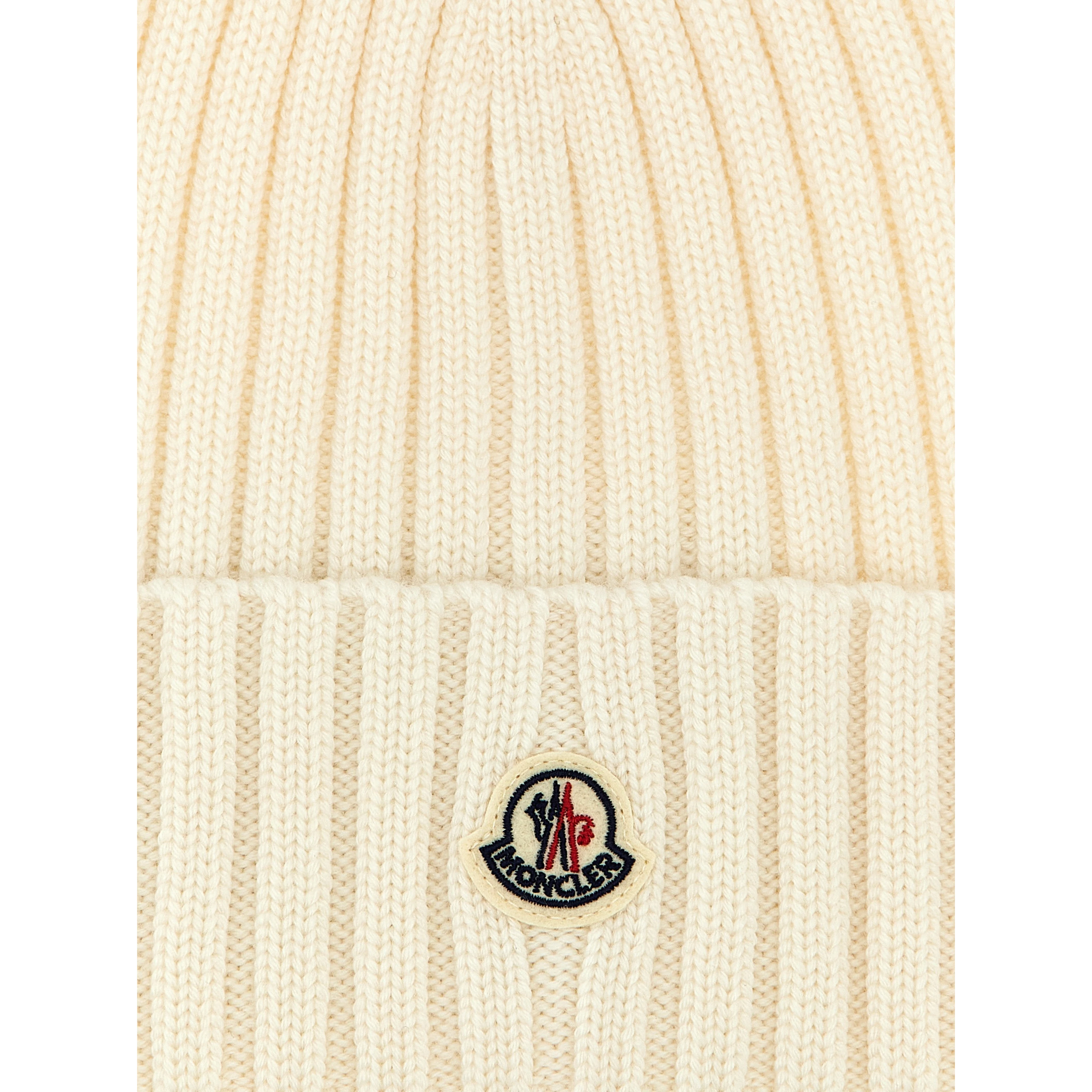 White Virgin Wool Beanie