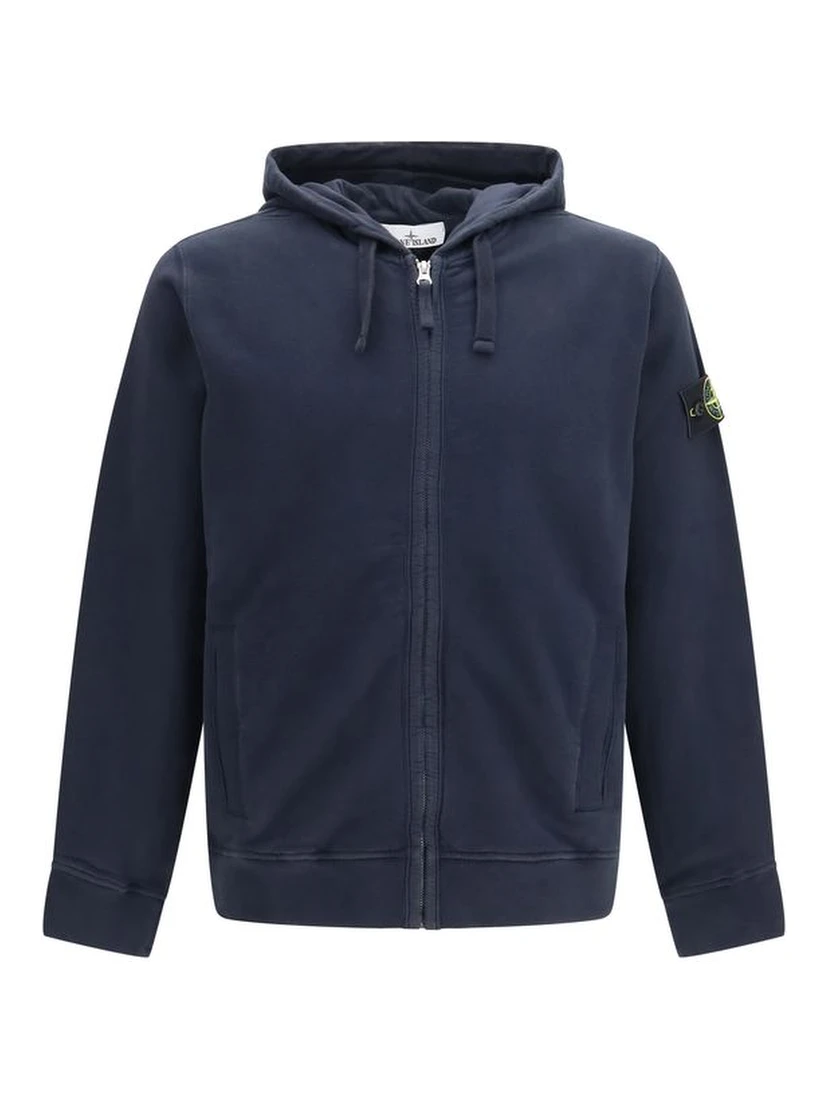 Blue Cotton Sweatshirt