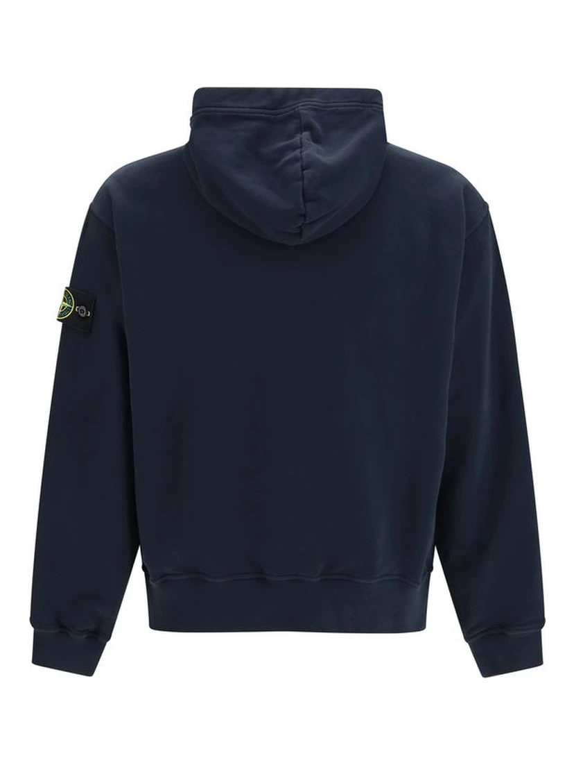 Blue Cotton Sweatshirt