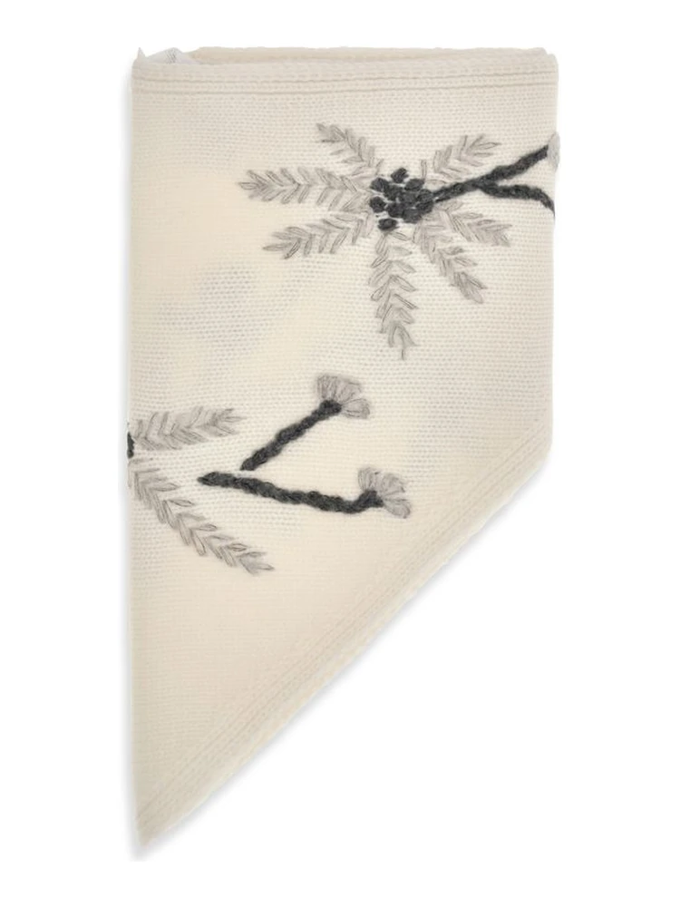 Beige Wool Oves Aries Scarf