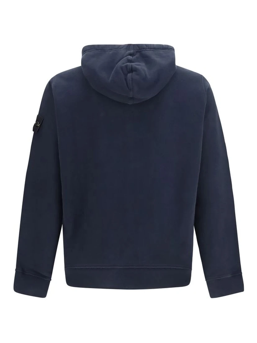 Blue Cotton Sweatshirt