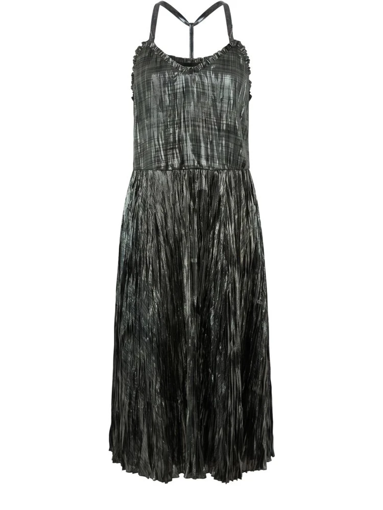 Black Polyester Women Dress